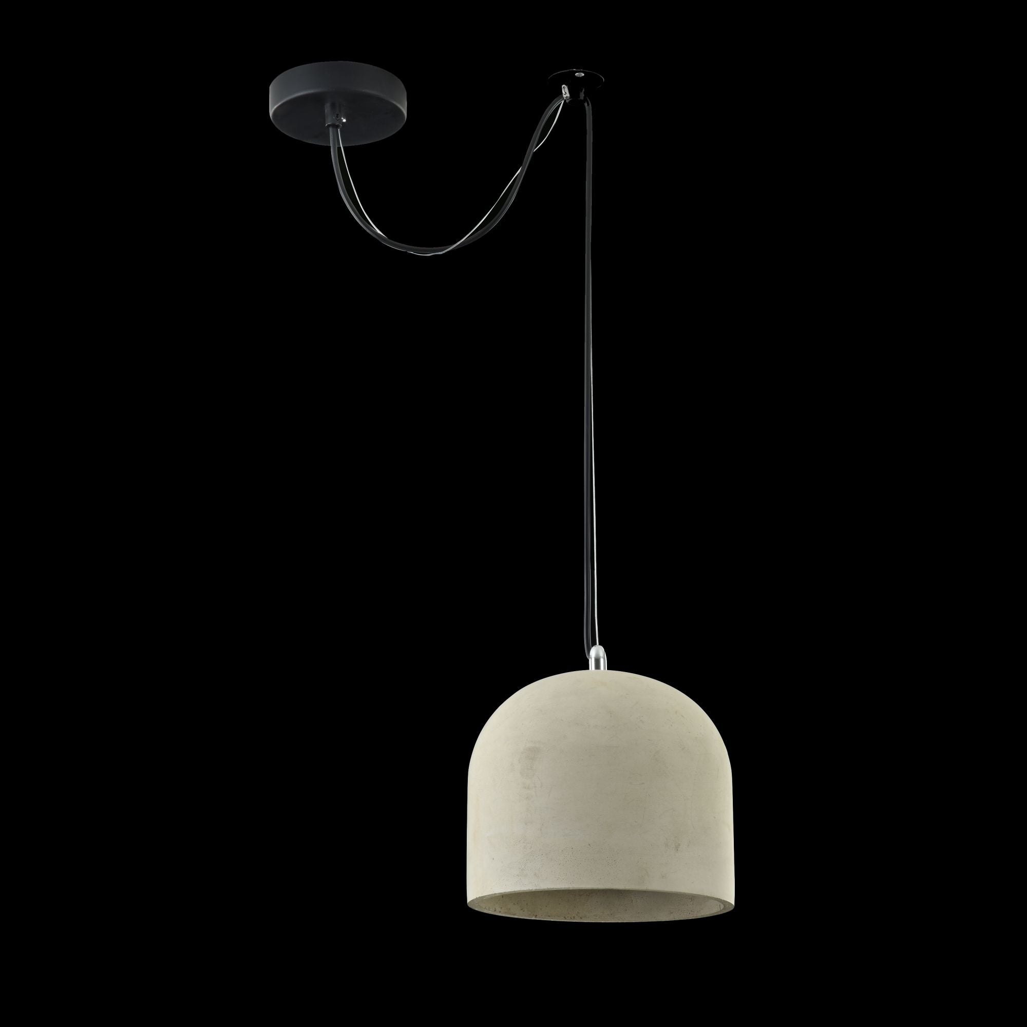 Broni Dome Pendant Light - Concrete