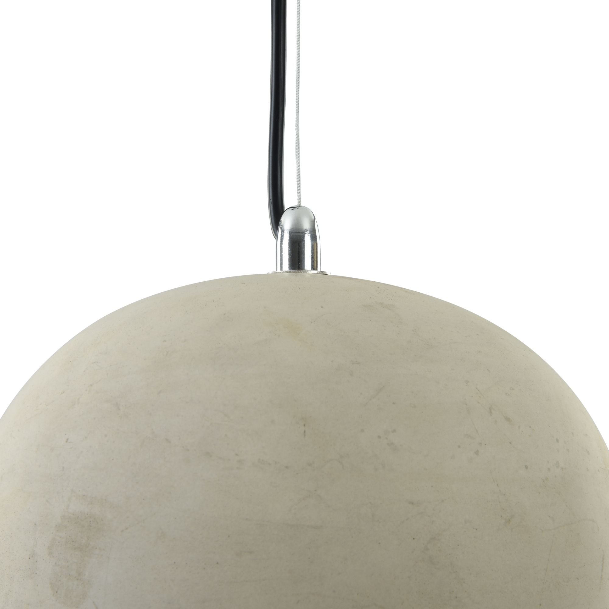 Broni Dome Pendant Light - Concrete