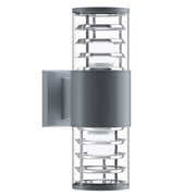 Bronx Up/Down Wall Light - Grey/Black
