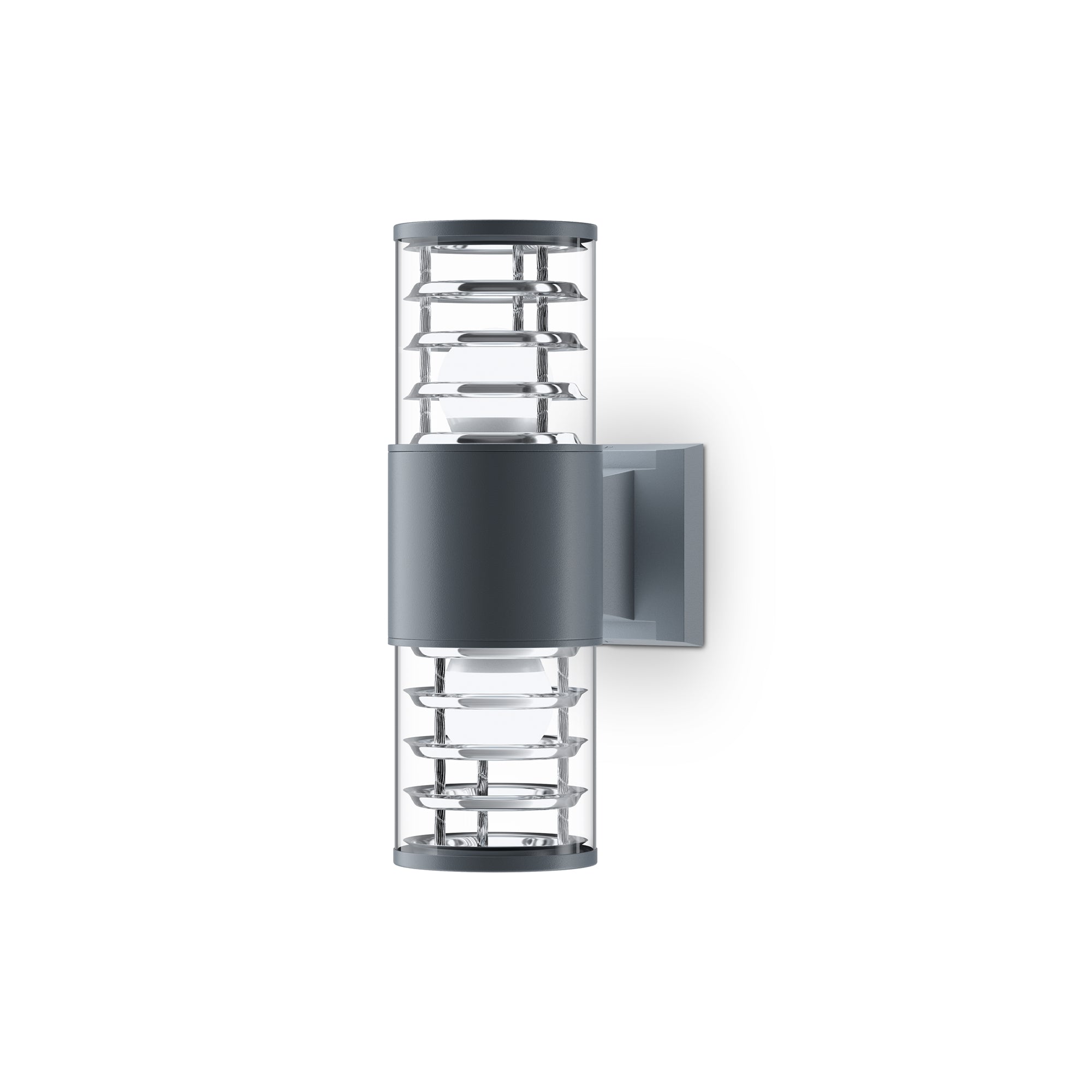 Bronx Up/Down Wall Light - Grey/Black