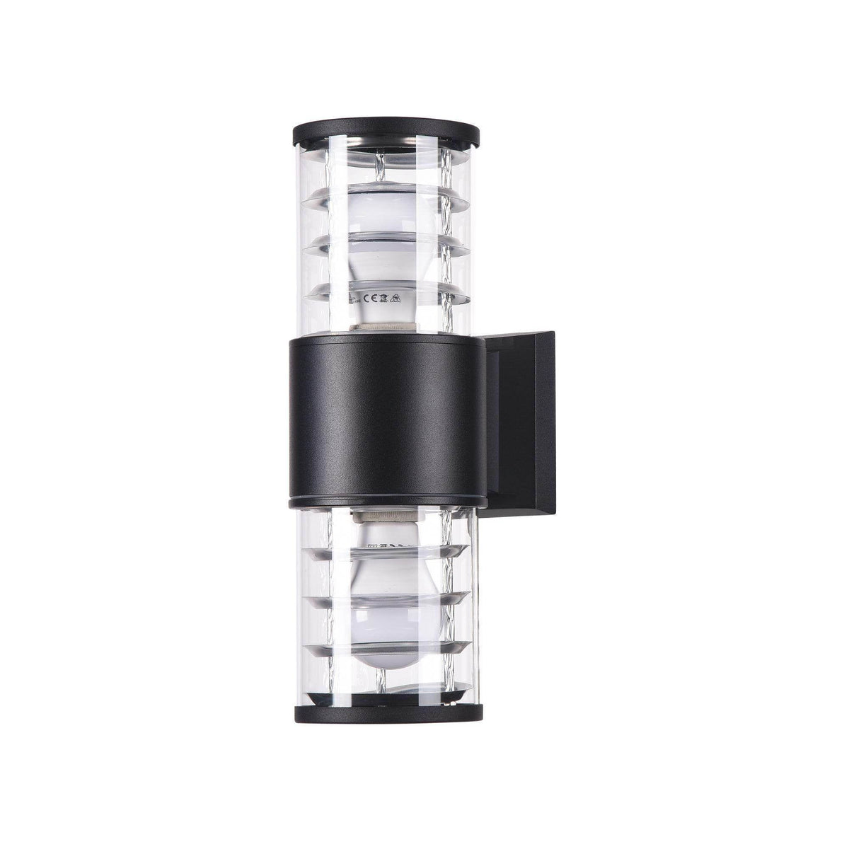 Bronx Up/Down Wall Light - Grey/Black