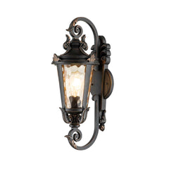 Baltimore 1 Light Medium/Large Outdoor Lantern - Weathered Bronze E27 IP44