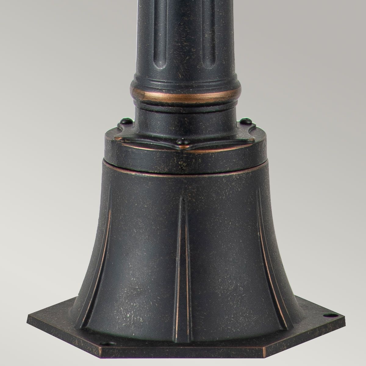 Baltimore 1 Light Medium/Large Pillar - Weathered Bronze IP44 E27