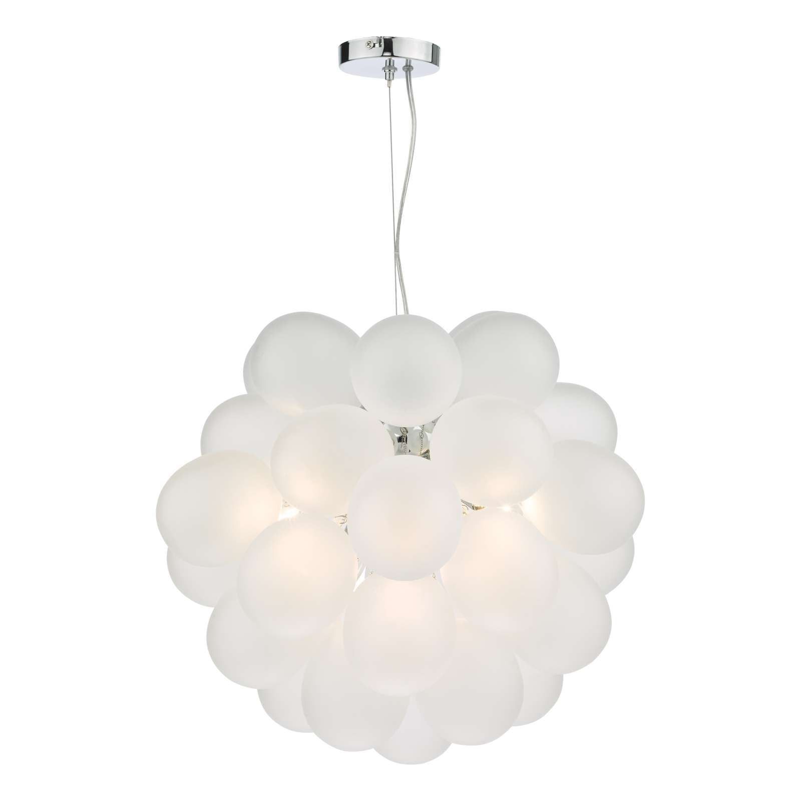 Dar Bubbles 6Lt Centre Ceiling Light - Polished Chrome Finish, IP20