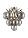 Clementine Ceiling Light- Smoke/ Clear