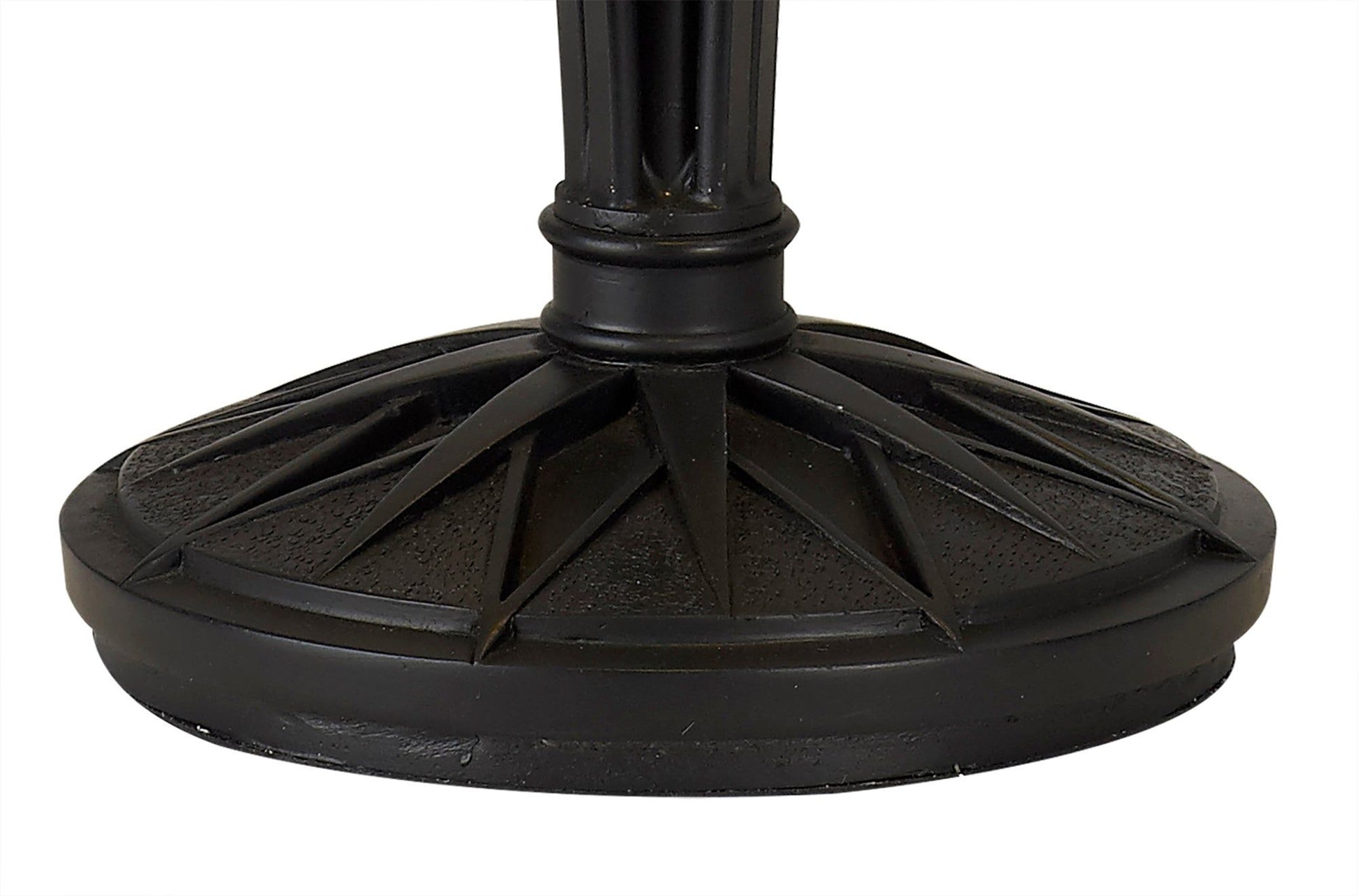 Bunny Tiffany Table Lamp, 2 x E27, Red / Orange / Crystal / Black