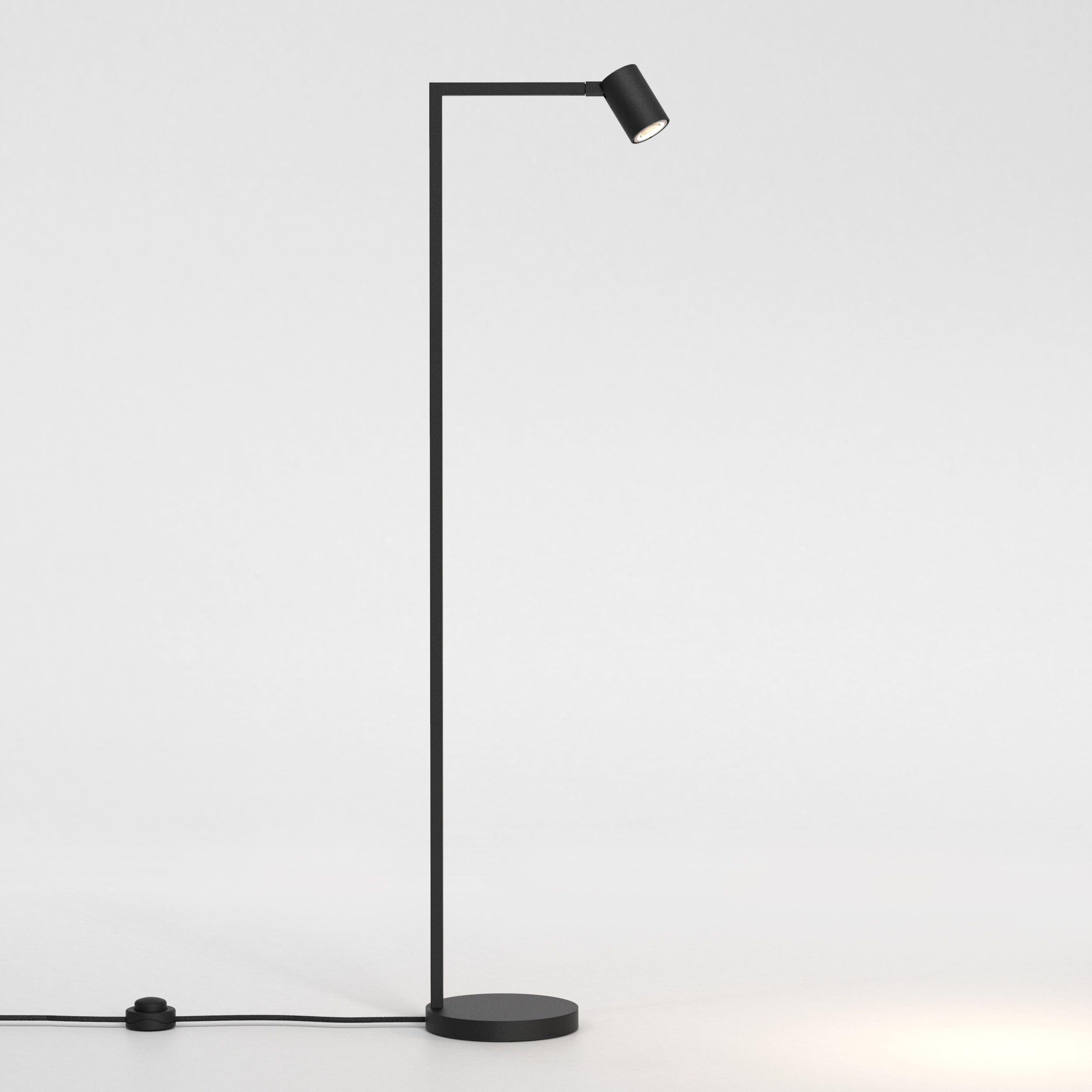 Ascoli Floor Lamp- Black/ White