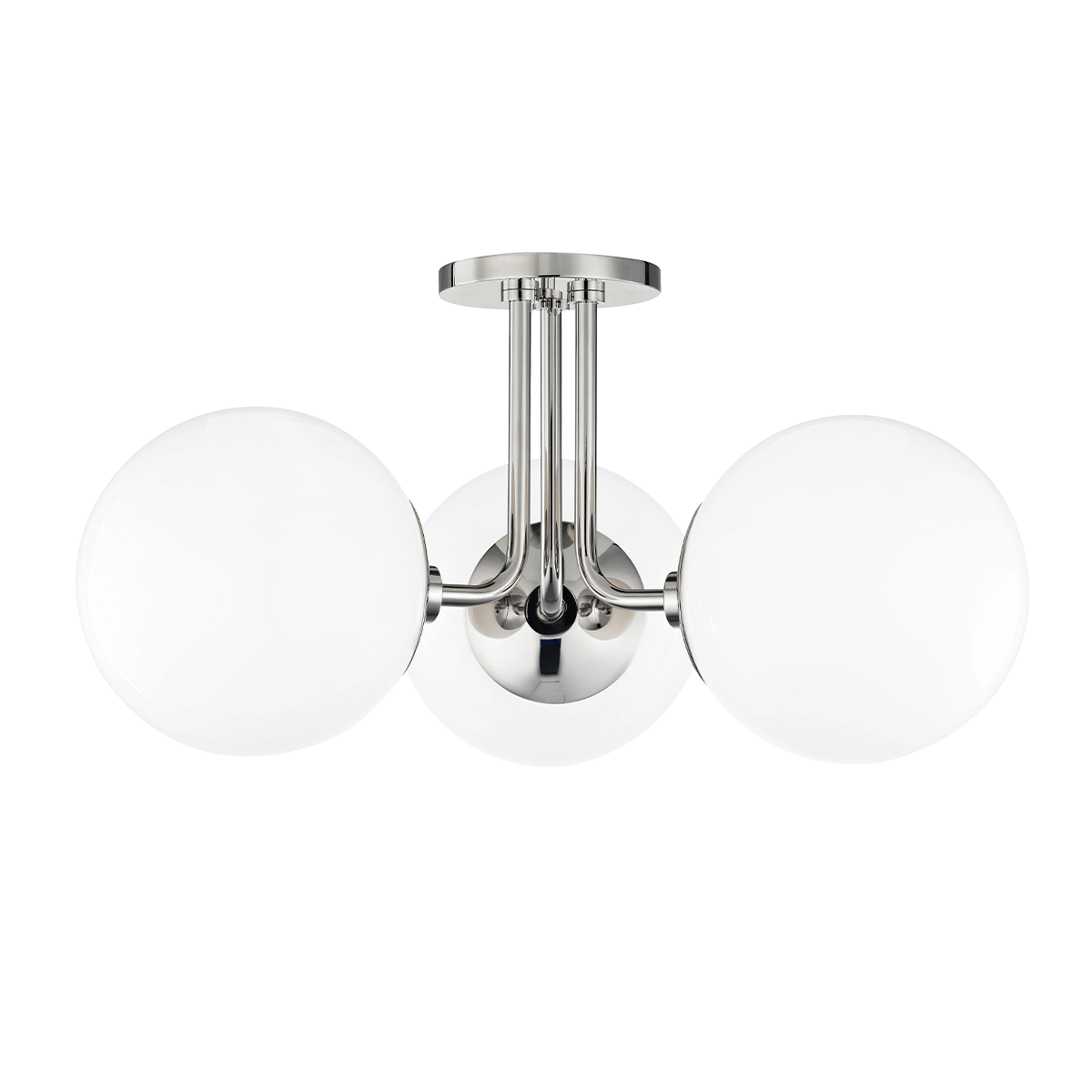 Stella 3Lt Semi Flush - Polished Nickel