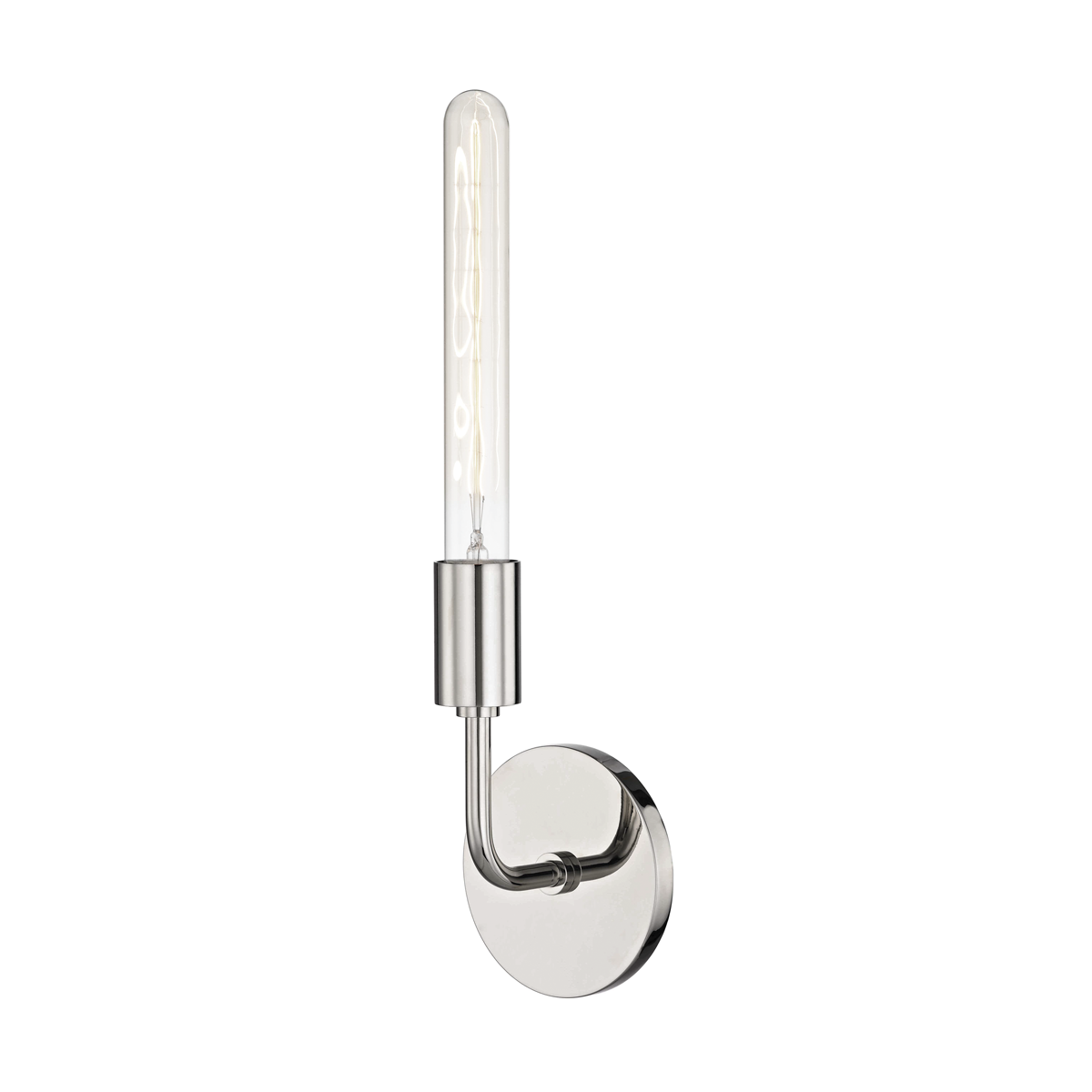 Ava 1Lt Wall Sconce - Brass/Nickel
