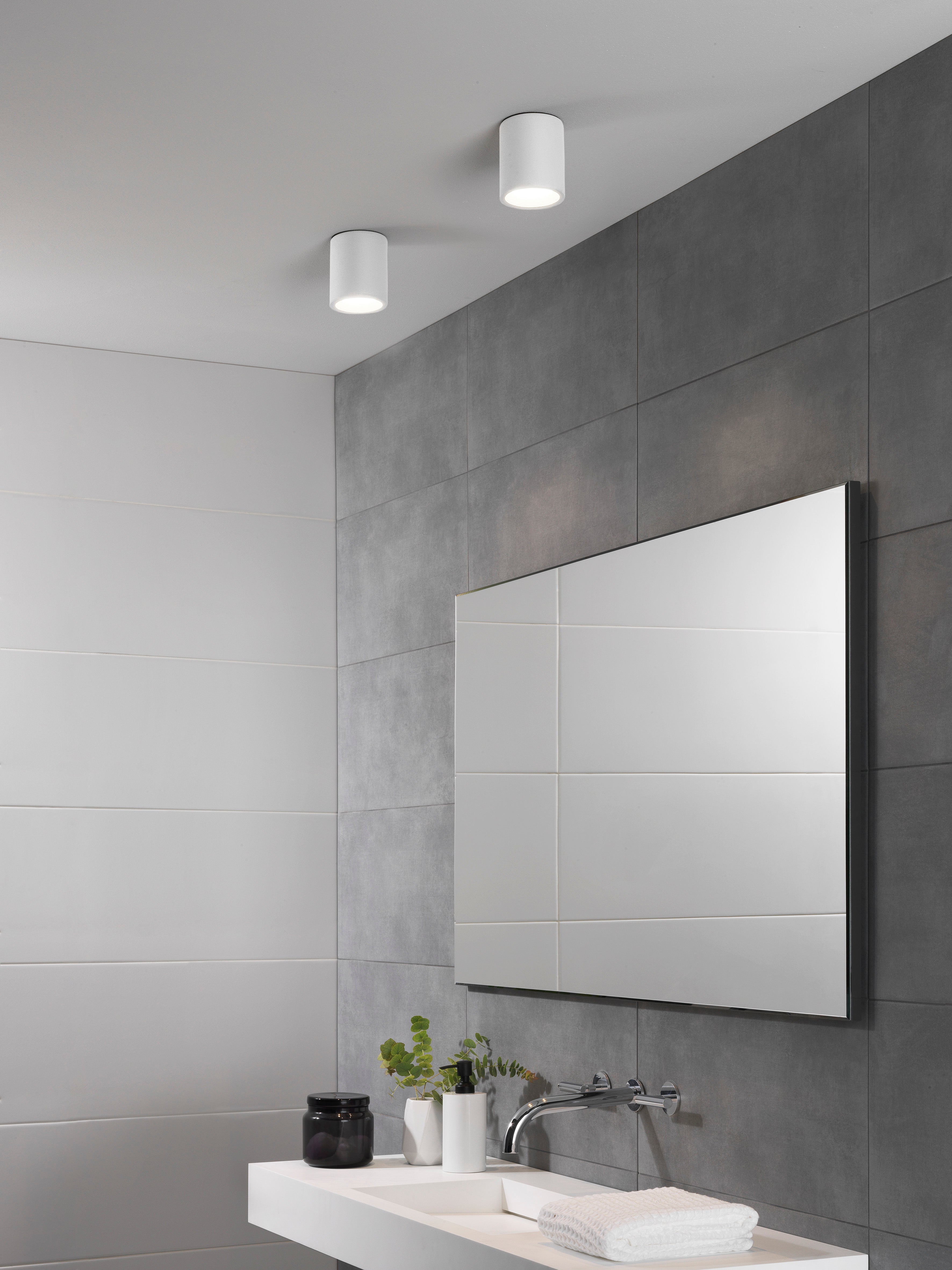 Kos Round 100 LED  Light- Black/ White