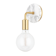 Chloe 1Lt Wall Sconce - Aged Brass