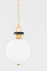 Haru 1Lt Small/Large Pendant - Brass