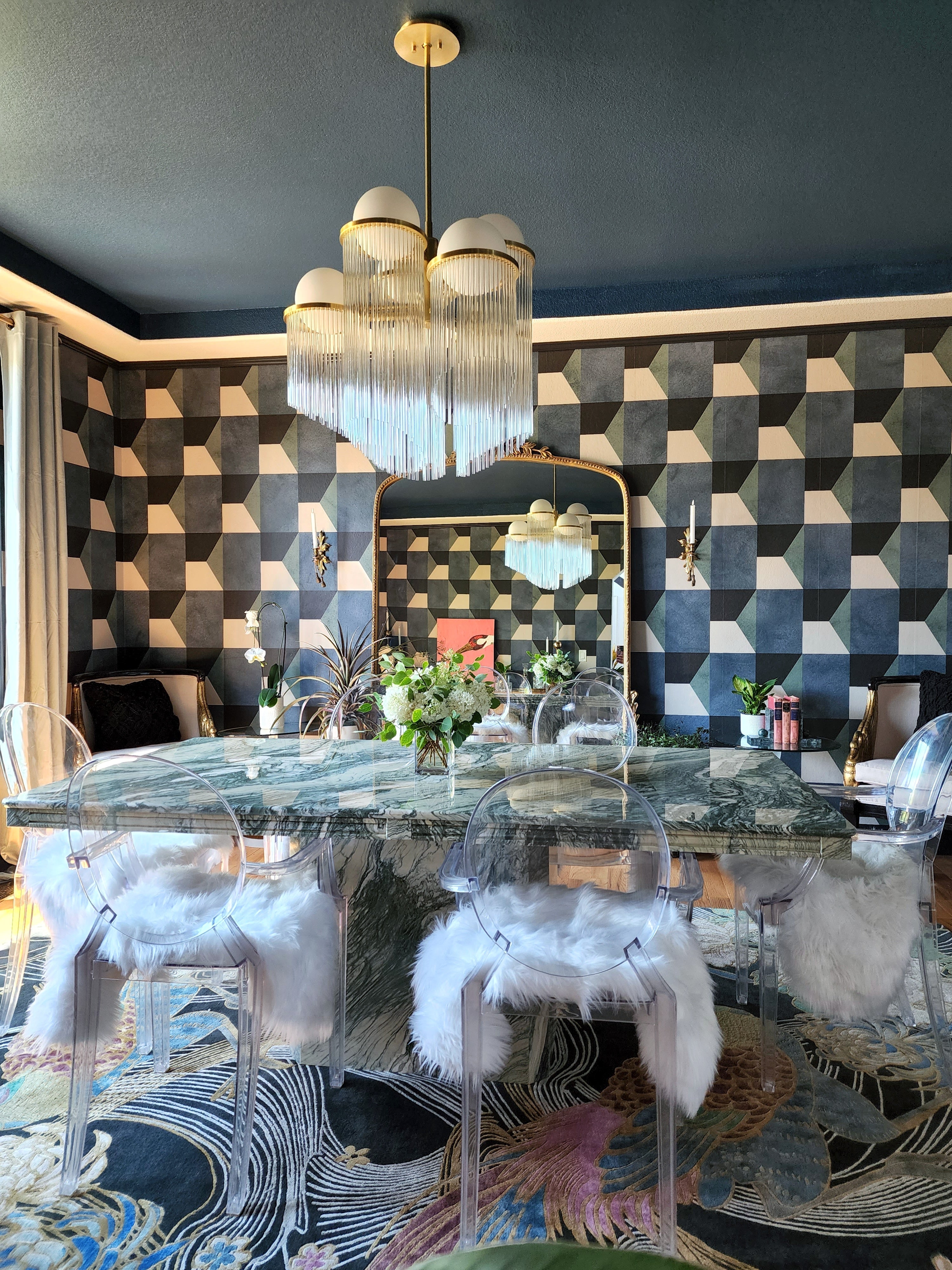 Celestial 6Lt Chandelier