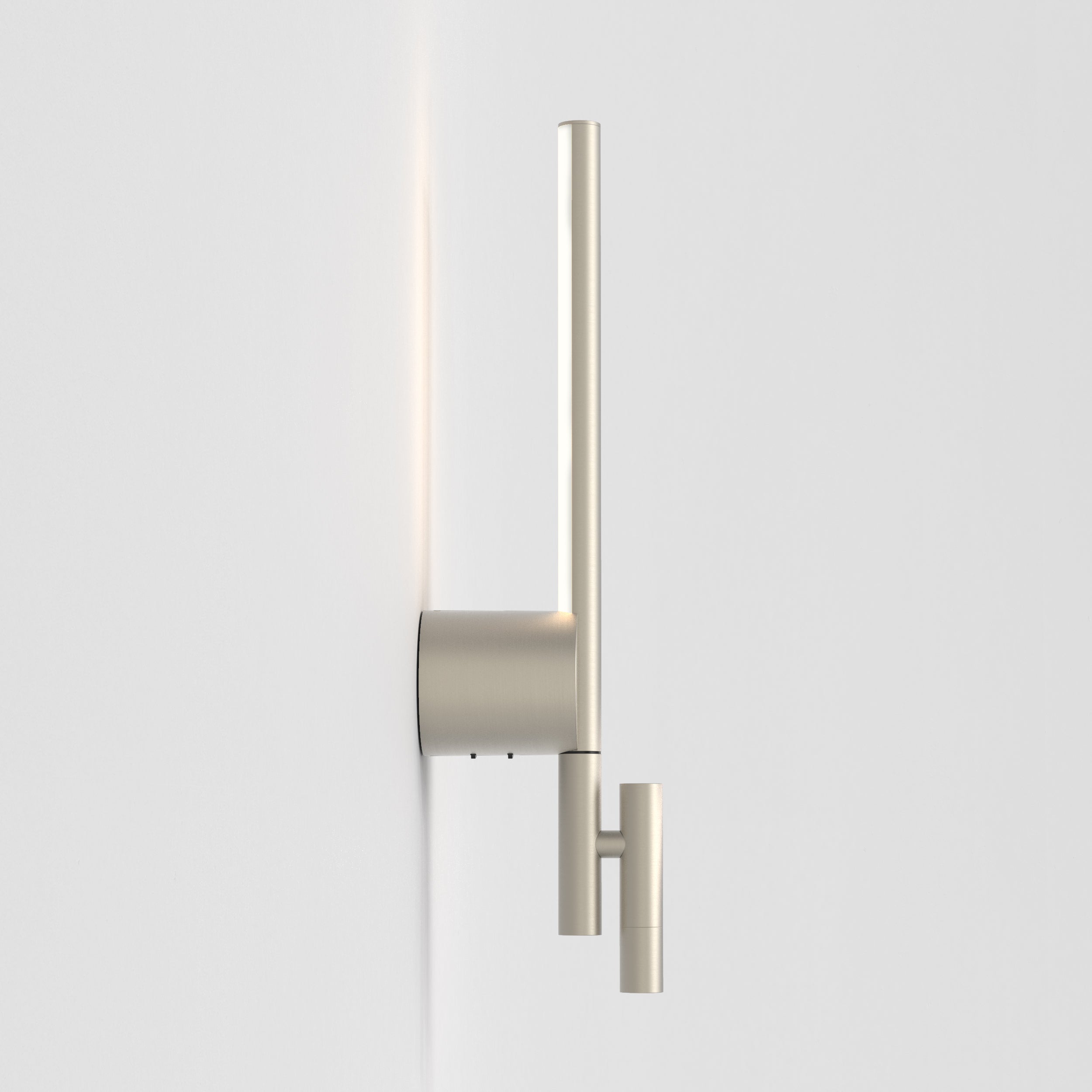 Baton Indoor Reader LED- Matt Black/ Matt Nickel