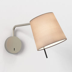 Mitsu Swing Arm Wall Light- Matt Nickel/Bronze