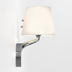 Millie Bathroom Wall Light- Polished Chrome/ Matt Black