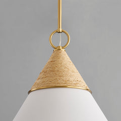 Mica 1Lt Pendant - Brass