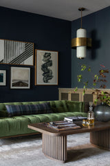 Melrose 4/6Lt Pendant - Brass & Opal