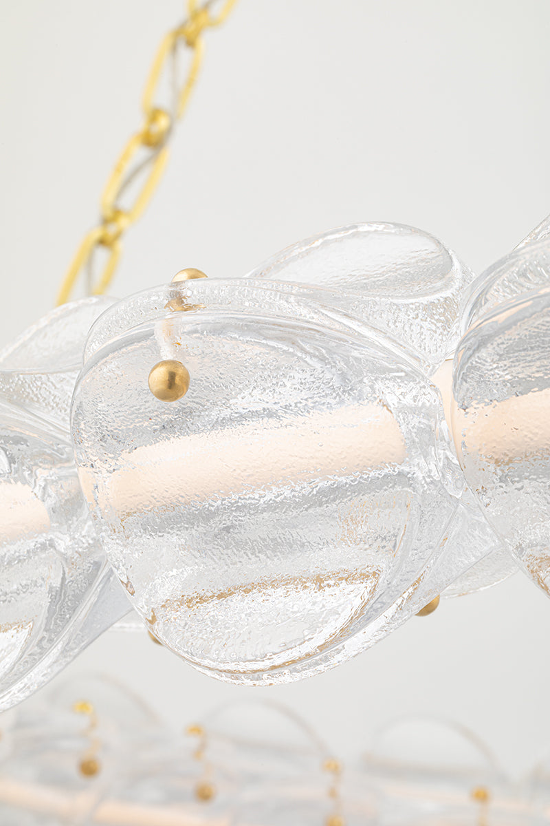 Lindley LED Chandelier - Brass