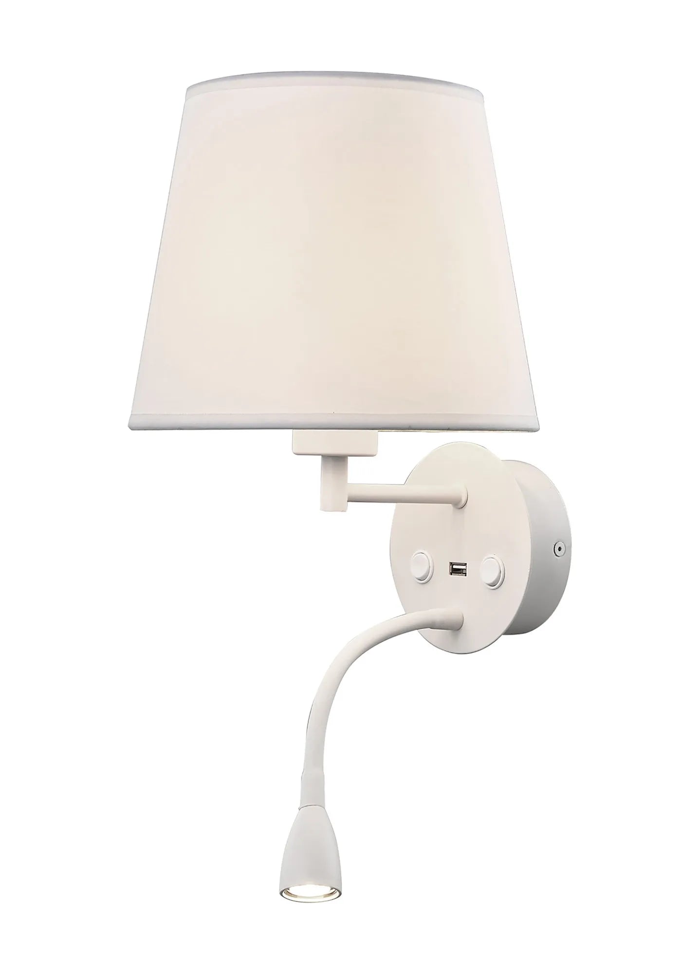 Caicos USB Charger Reading Light - Various Colours
