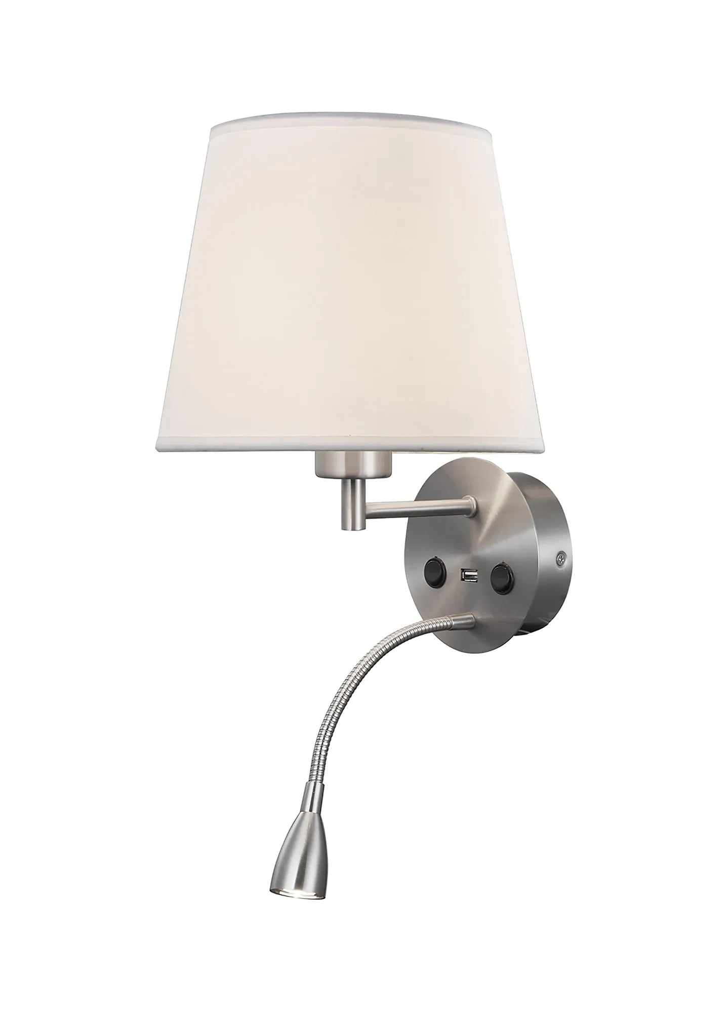 Caicos USB Charger Reading Light - Various Colours