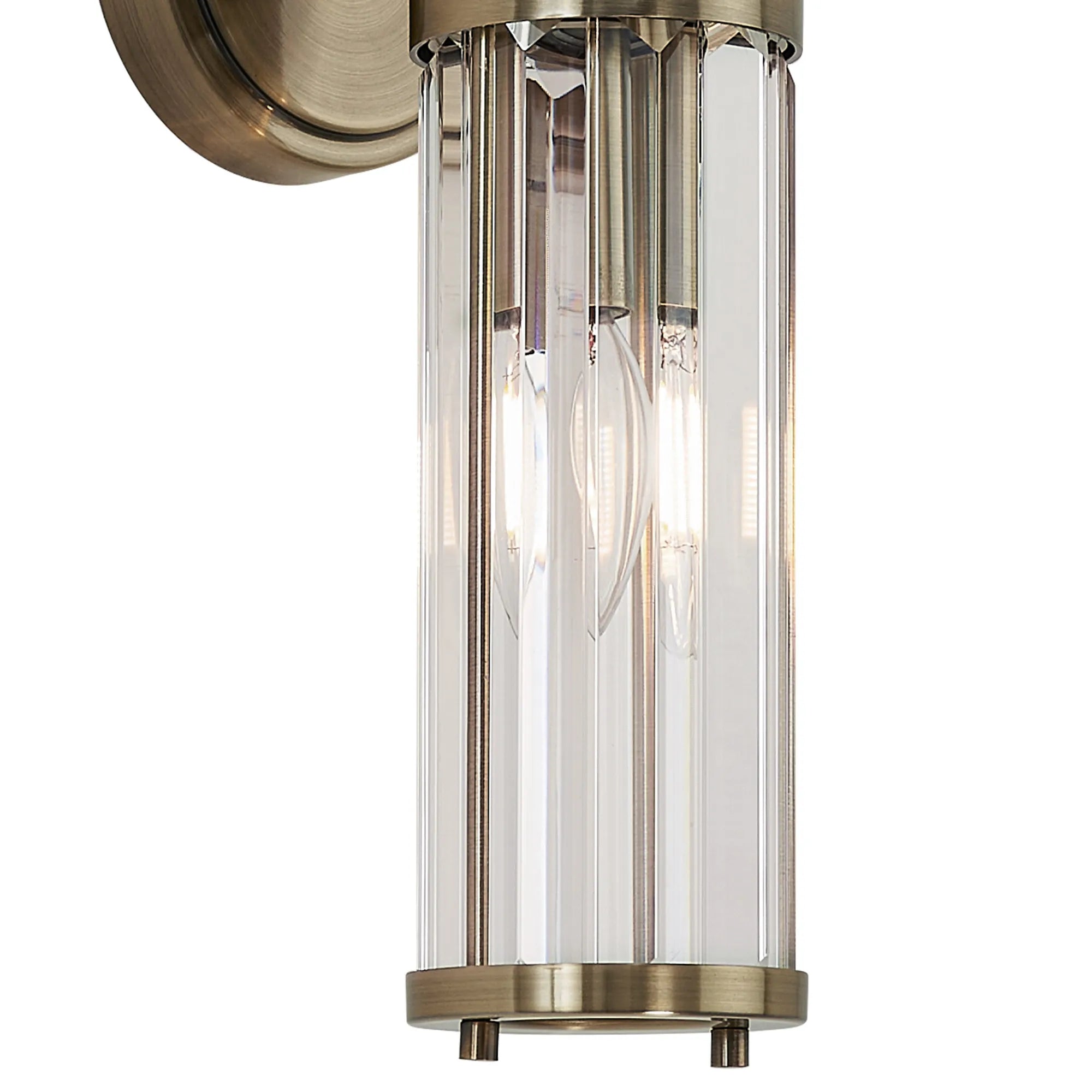 Clarin 2lt Crystal Wall Light- Various Finishes