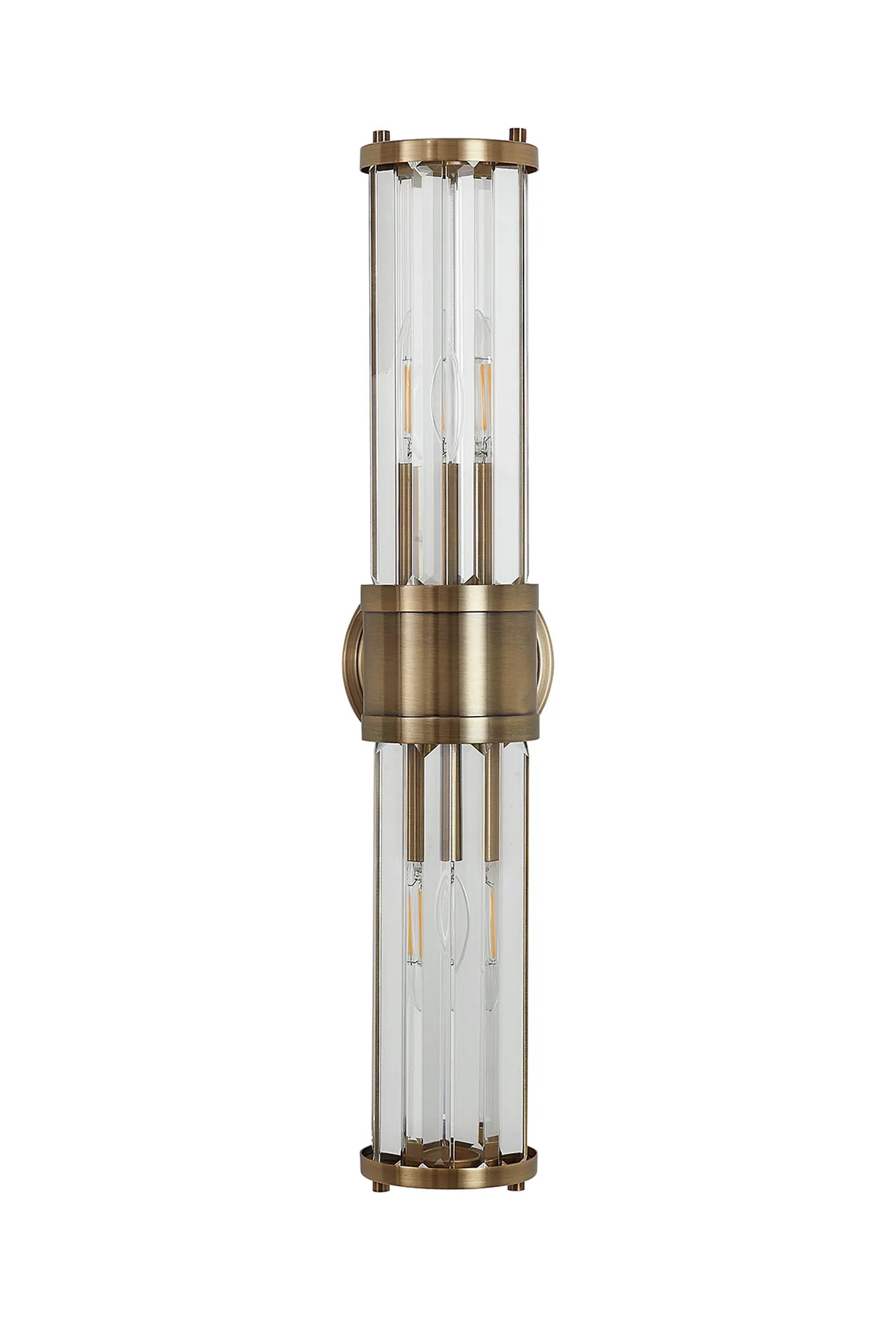 Clarin 2lt Crystal Wall Light- Various Finishes