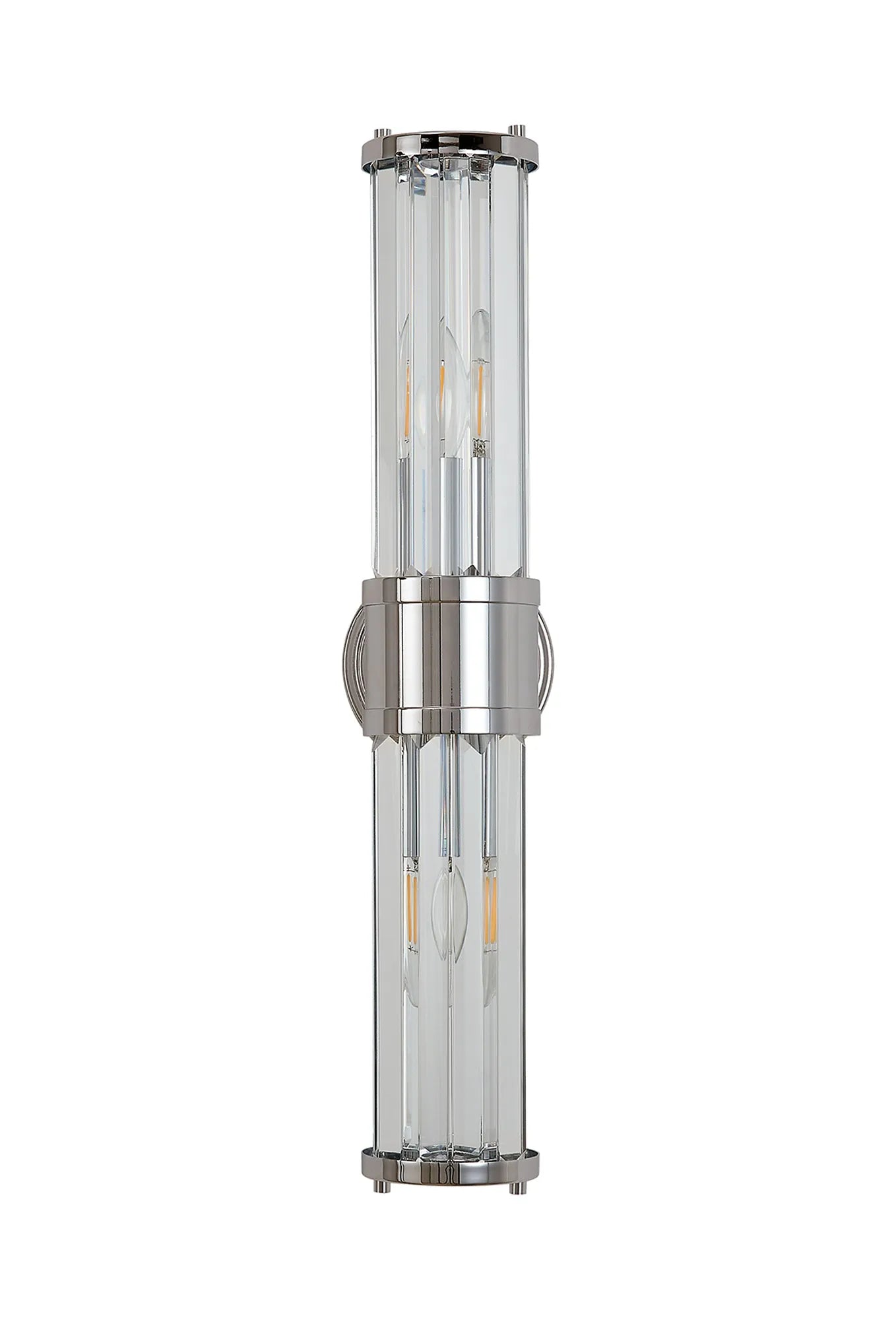Clarin 2lt Crystal Wall Light- Various Finishes
