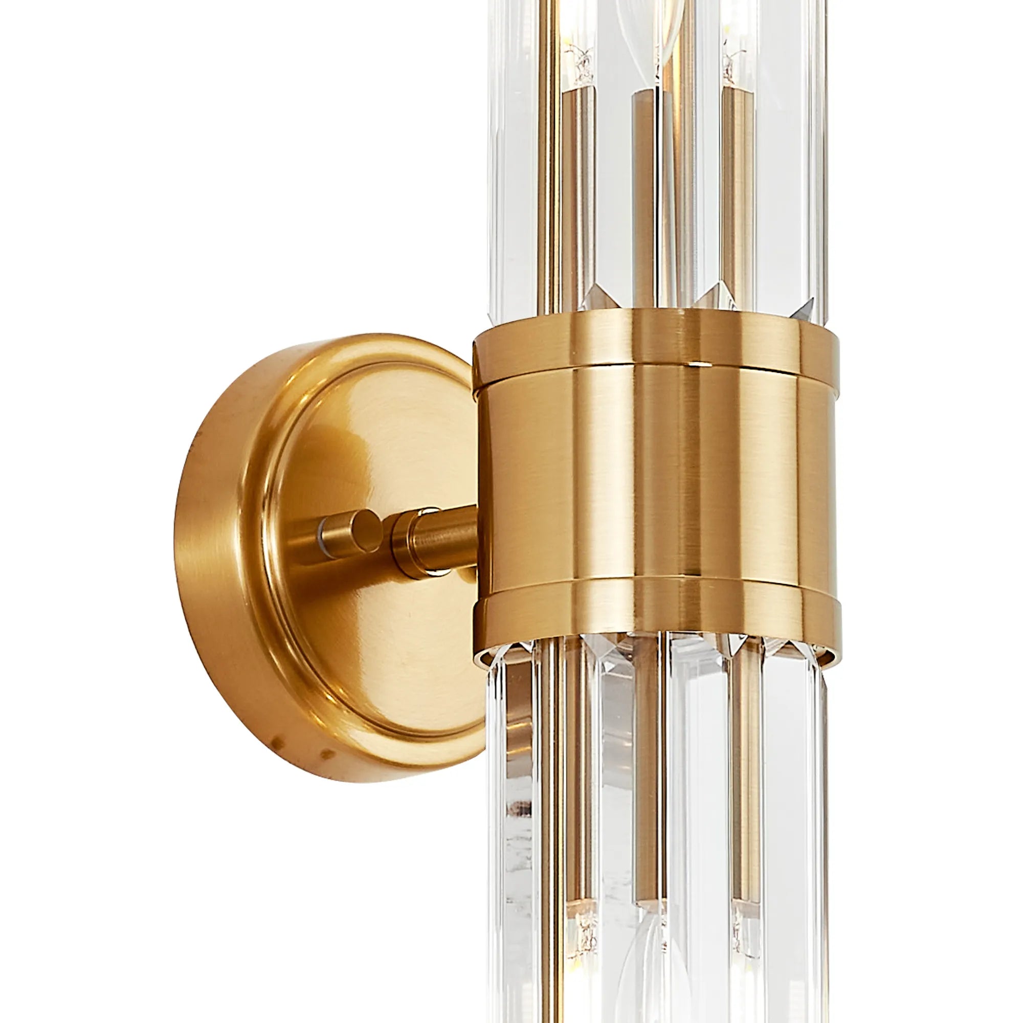 Clarin 2lt Crystal Wall Light- Various Finishes