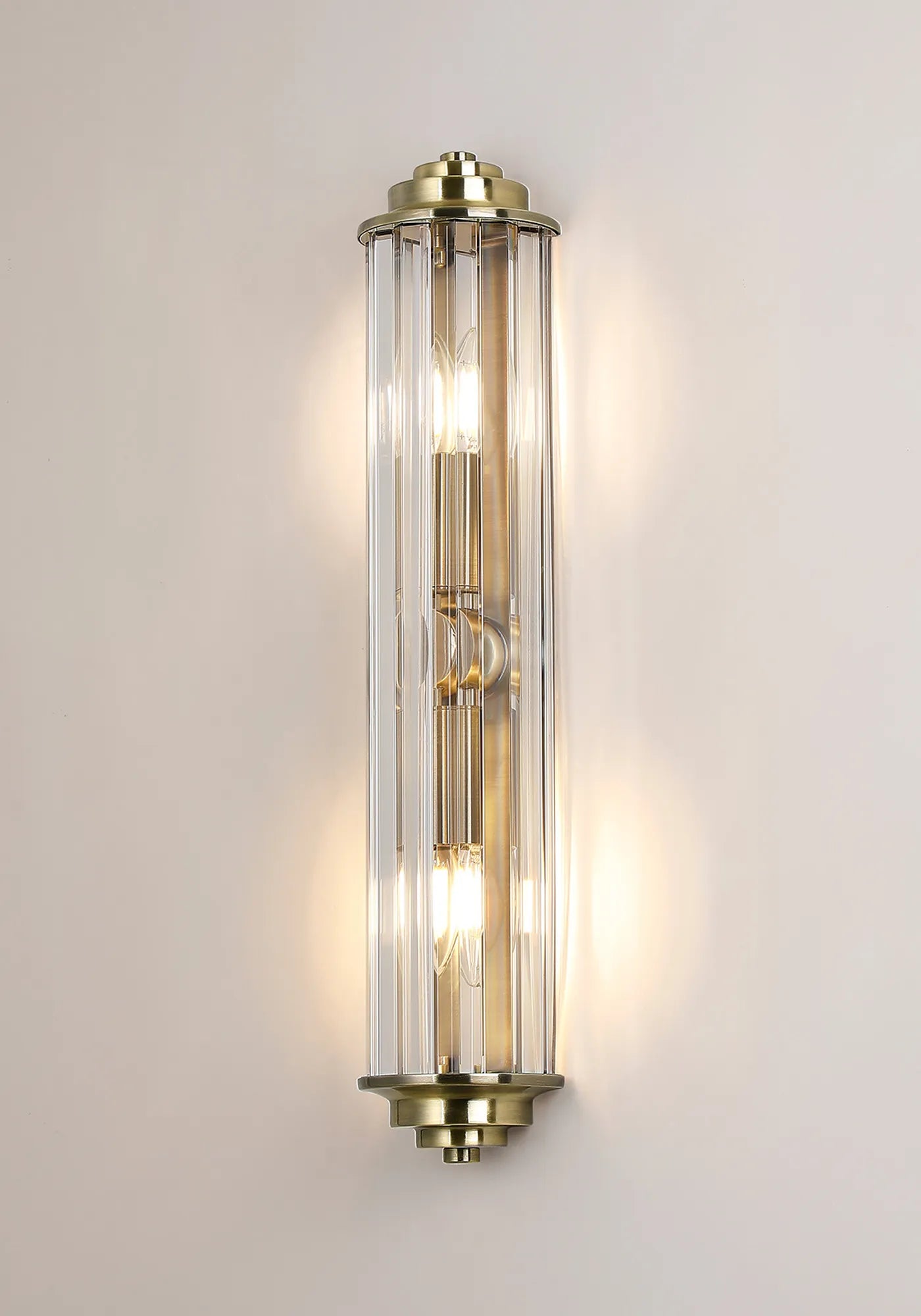 Clarin 2lt Crystal Wall Light- Various Finishes