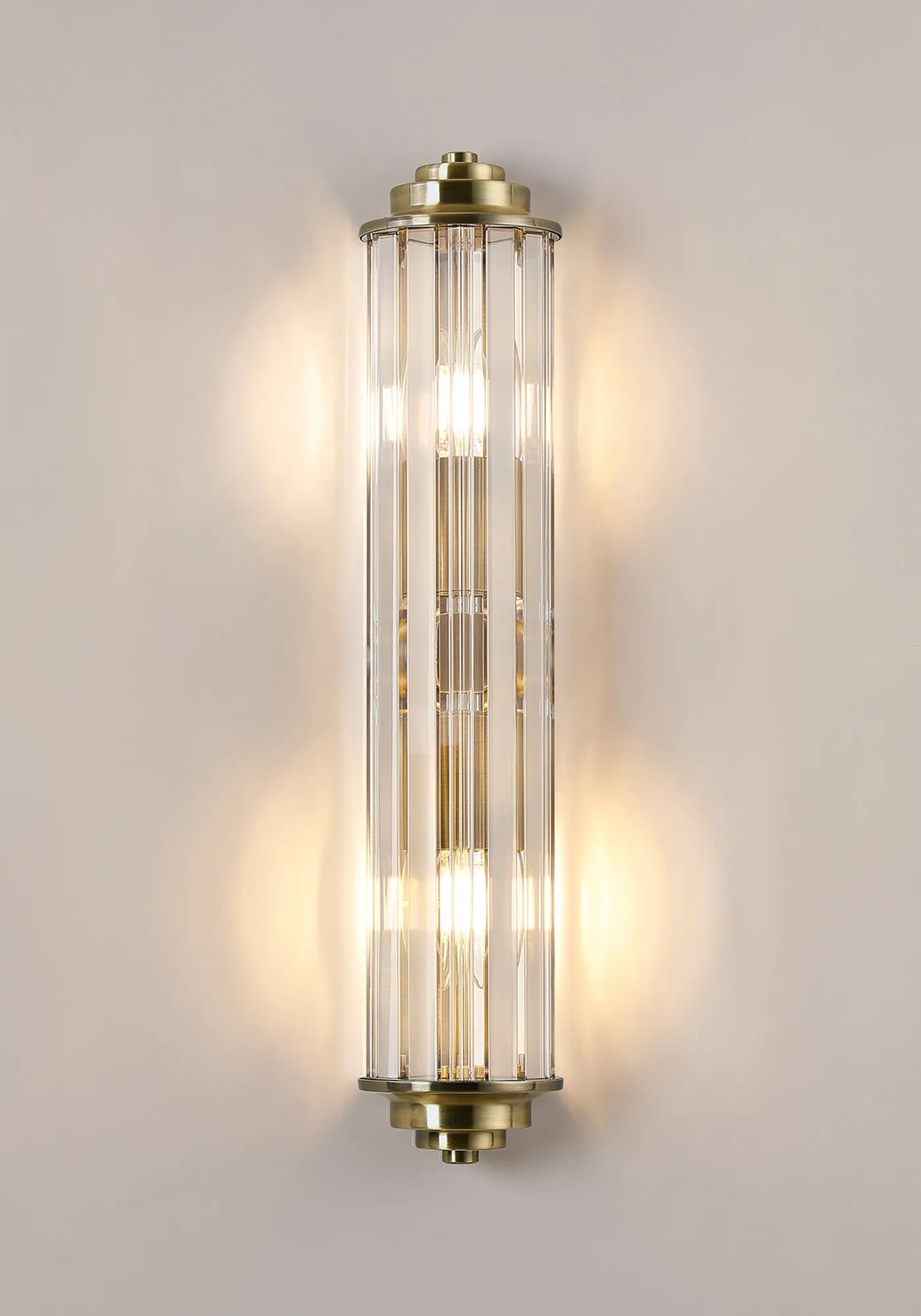 Clarin 2lt Crystal Wall Light- Various Finishes