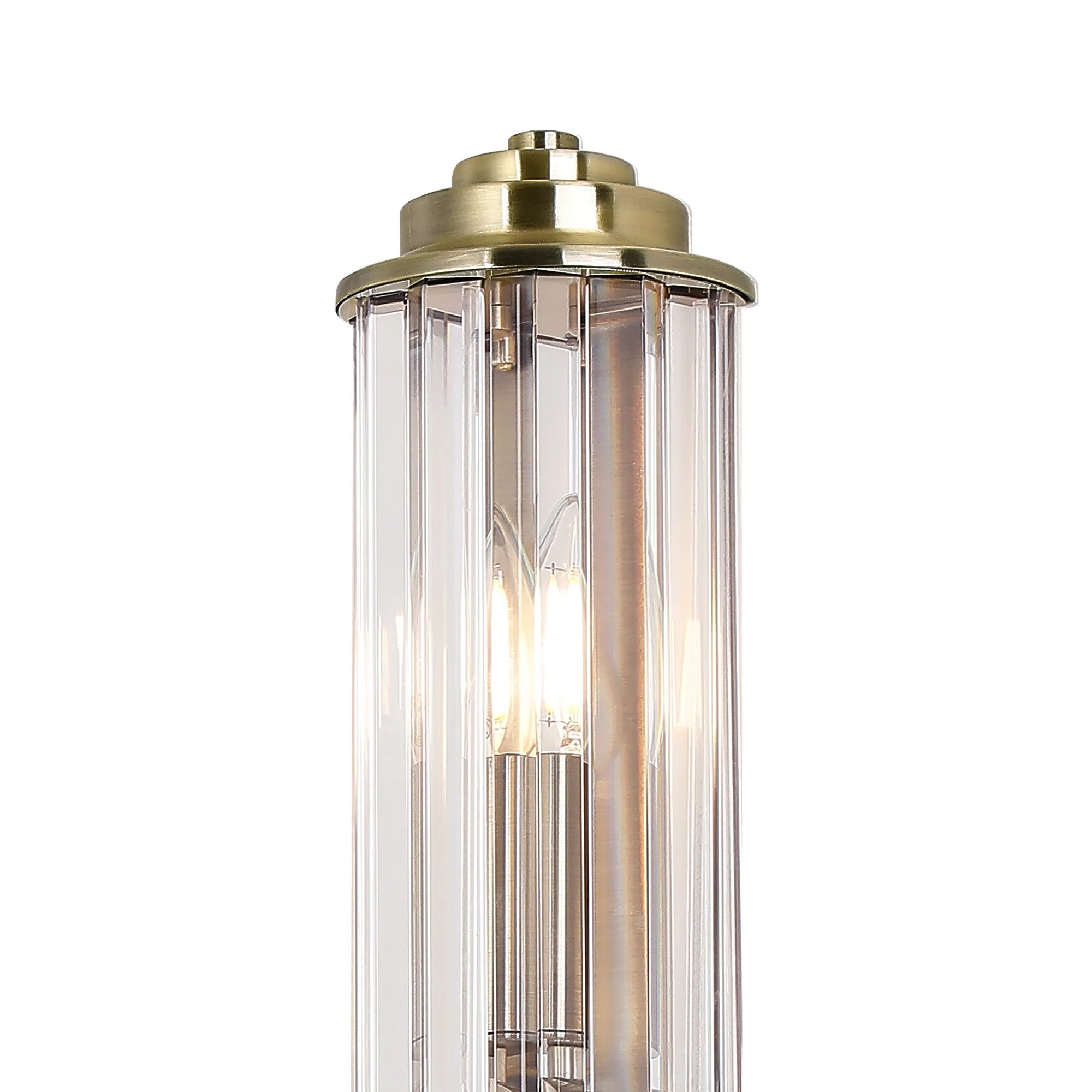 Clarin 2lt Crystal Wall Light- Various Finishes