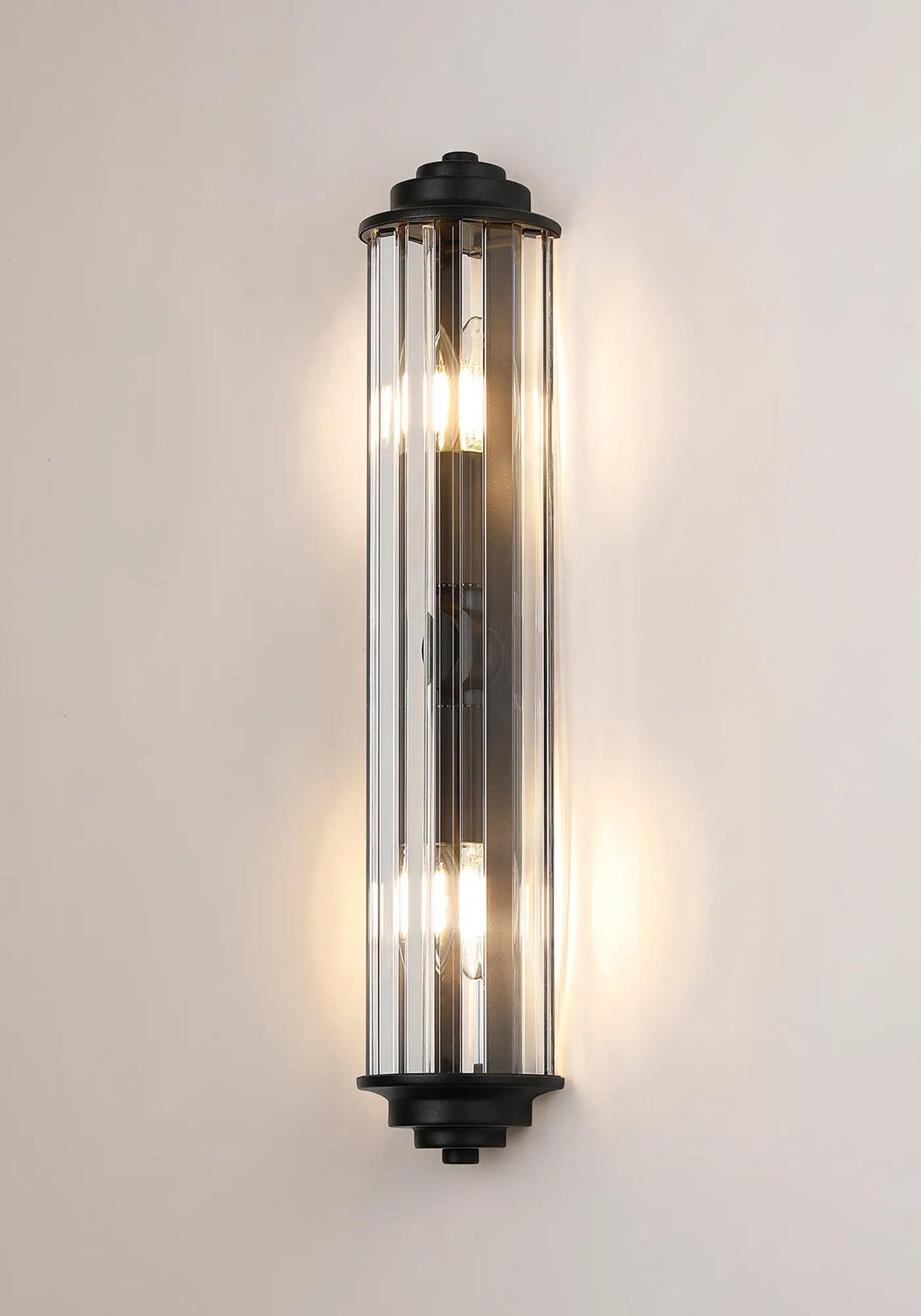 Clarin 2lt Crystal Wall Light- Various Finishes