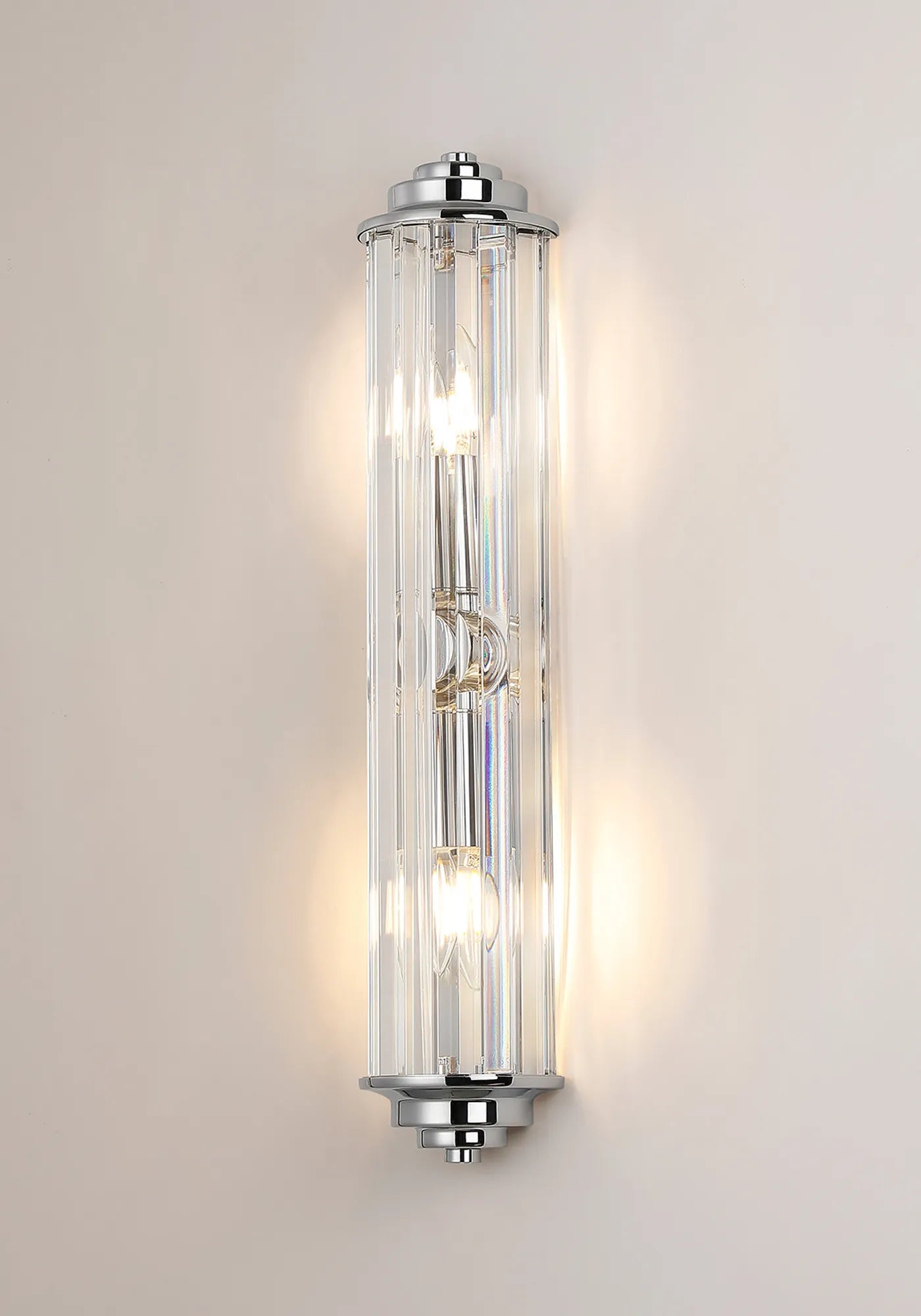 Clarin 2lt Crystal Wall Light- Various Finishes