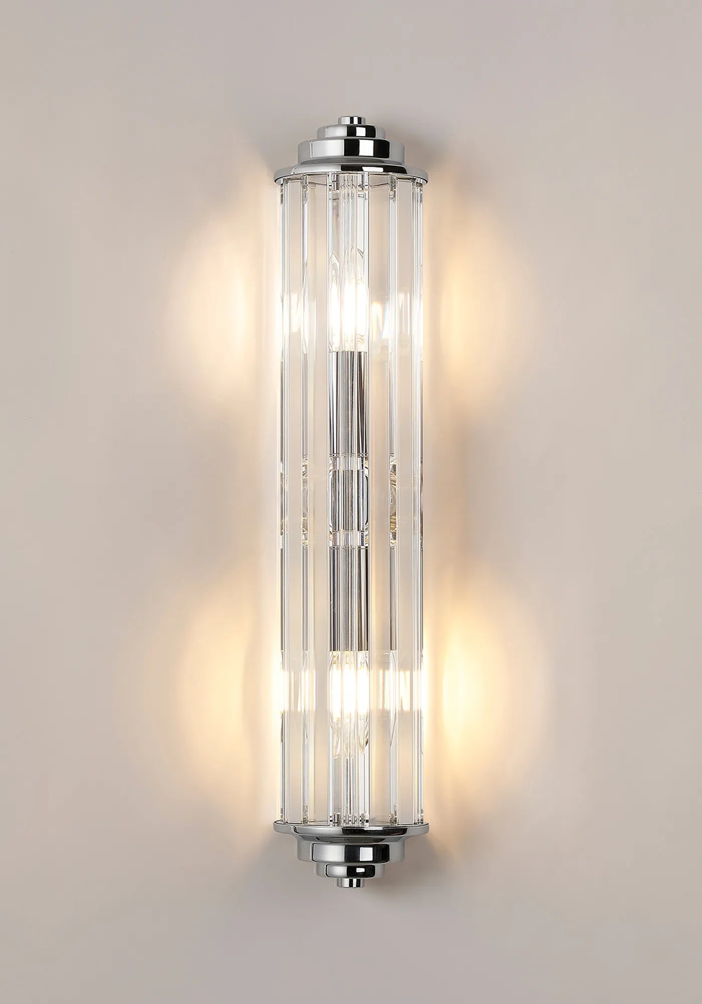 Clarin 2lt Crystal Wall Light- Various Finishes