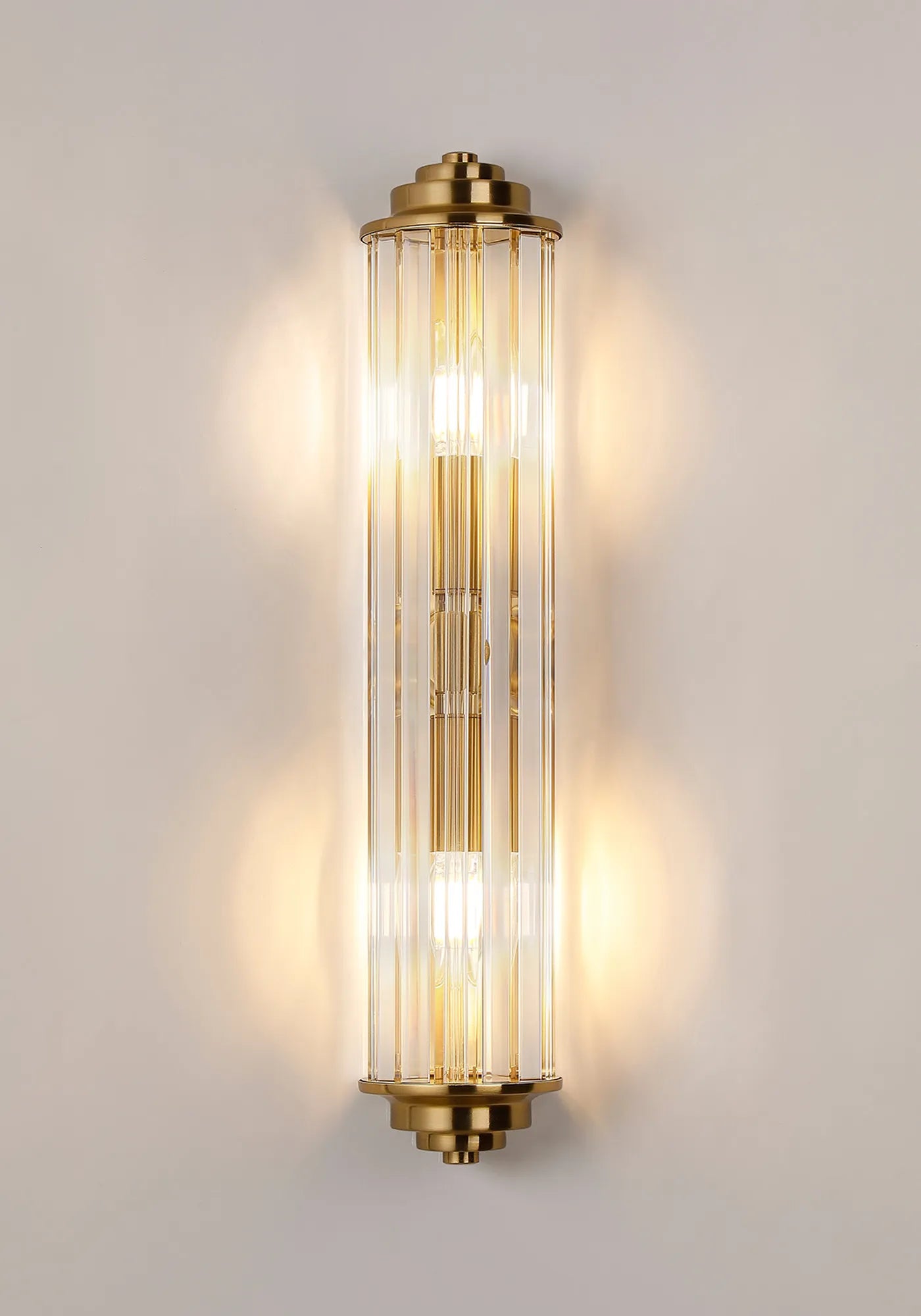Clarin 2lt Crystal Wall Light- Various Finishes