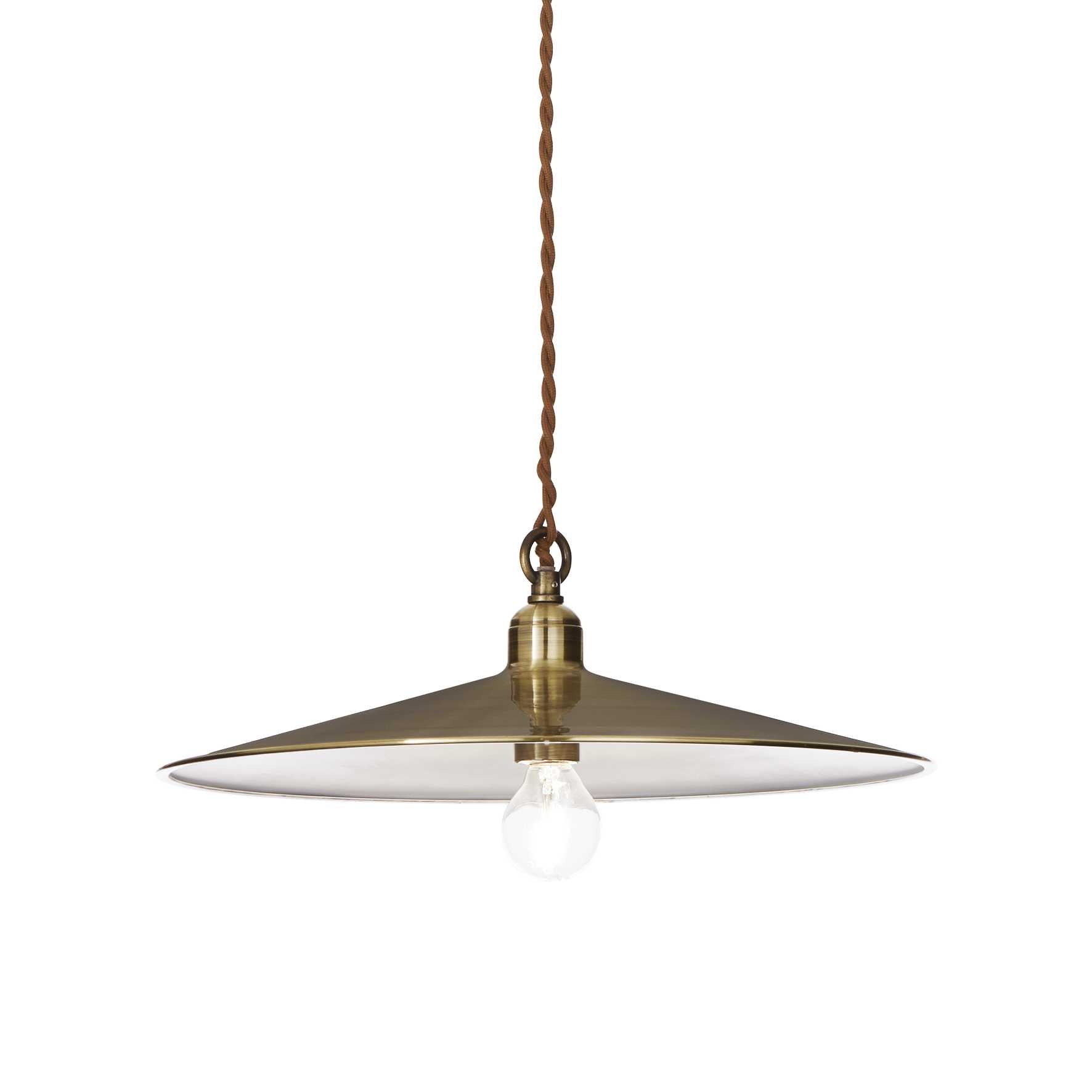 Cantina sp1 Pendant Ceiling Light - Antique Brass Finish, IP20