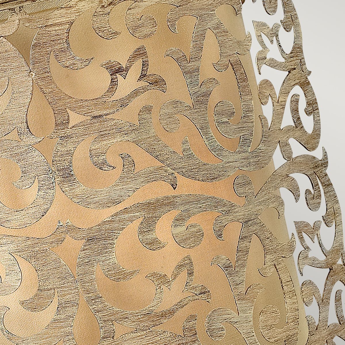 Carabel 2 Light Wall Light-Brushed Champagne - Cusack Lighting