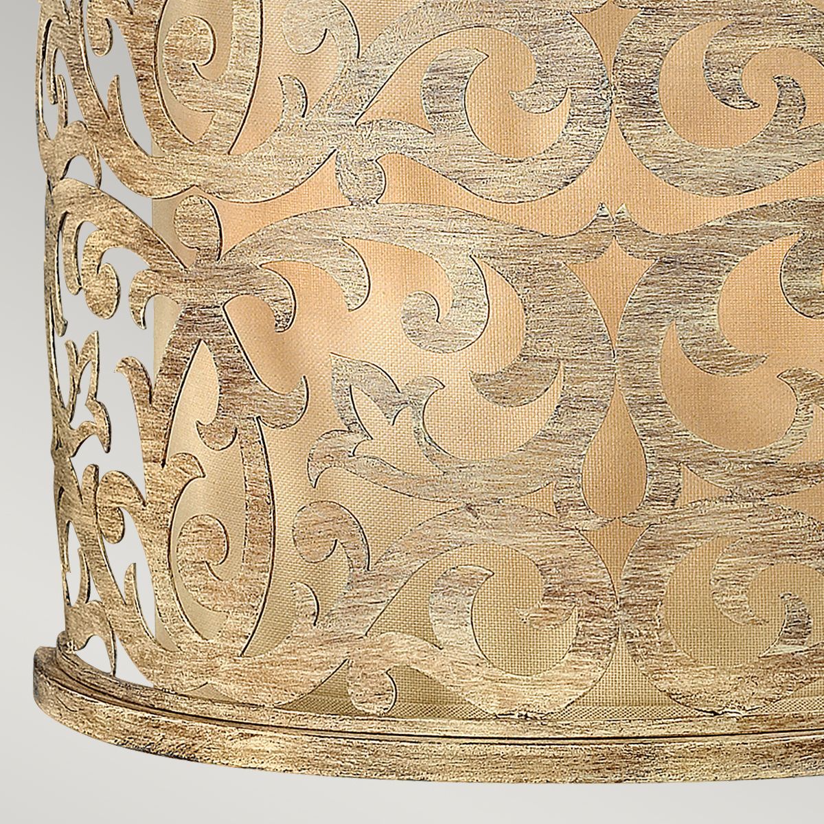Carabel 2 Light Wall Light-Brushed Champagne - Cusack Lighting