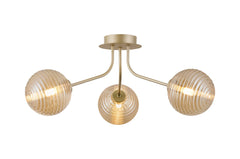 Caledon Semi Flush Light, 3 Light G9- Various Finishes