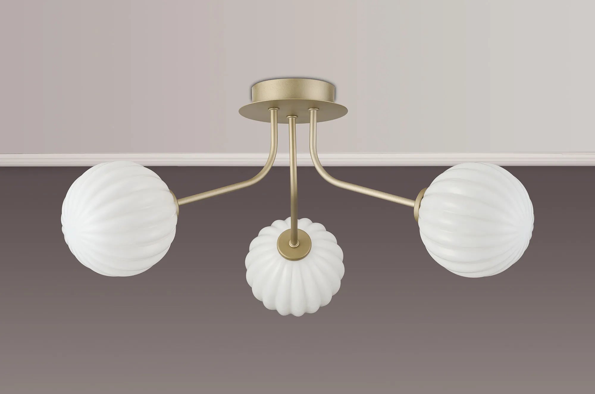 Caledon Semi Flush Light, 3 Light G9- Various Finishes