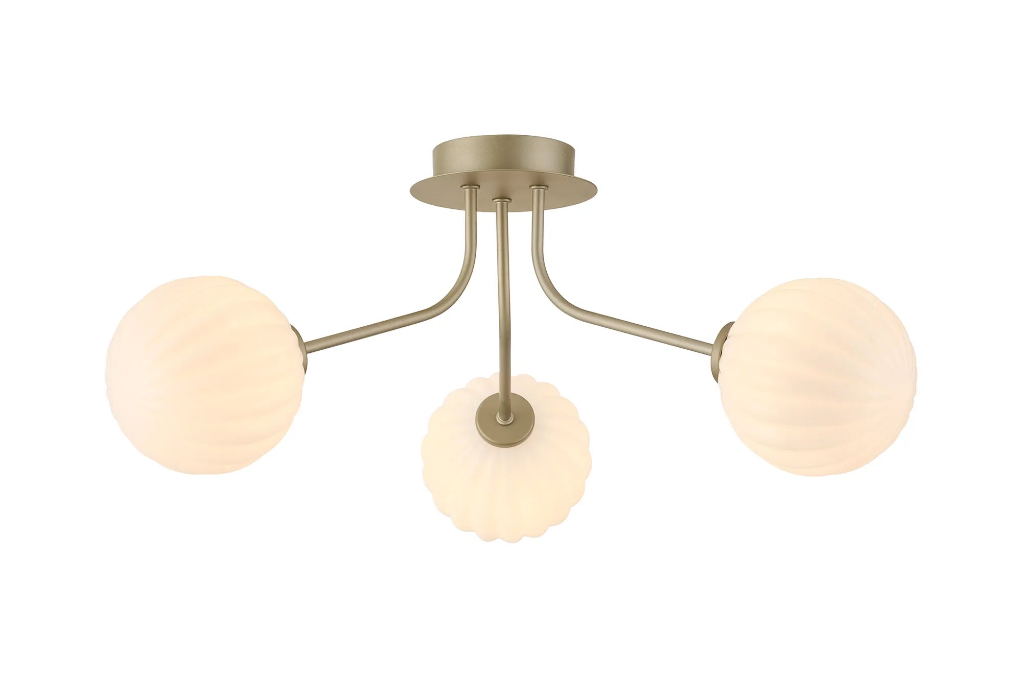 Caledon Semi Flush Light, 3 Light G9- Various Finishes