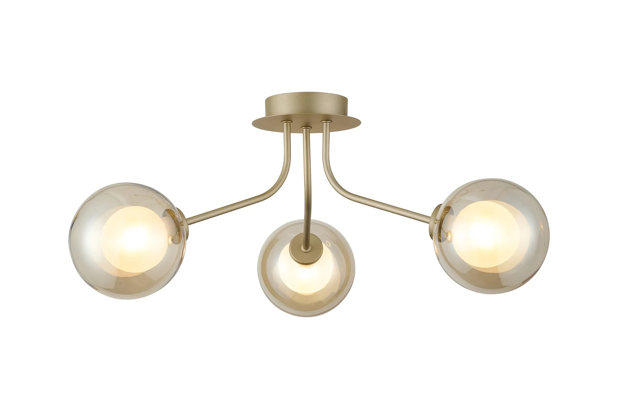 Caledon Semi Flush Light, 3 Light G9- Various Finishes