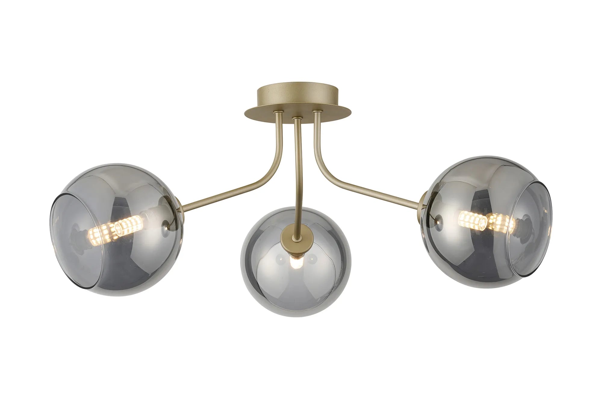 Caledon Semi Flush Light, 3 Light G9- Various Finishes