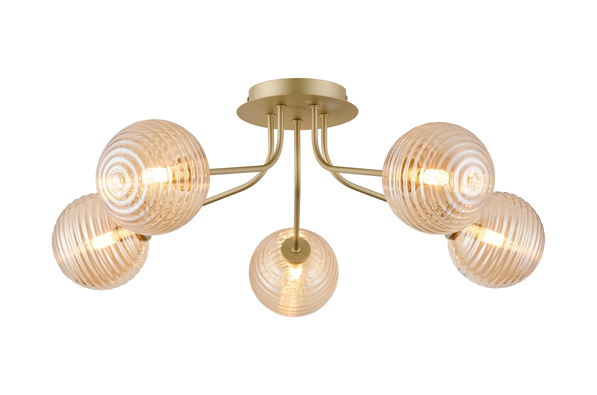Caledon Semi Flush Light, 5 Light G9- Various Finishes