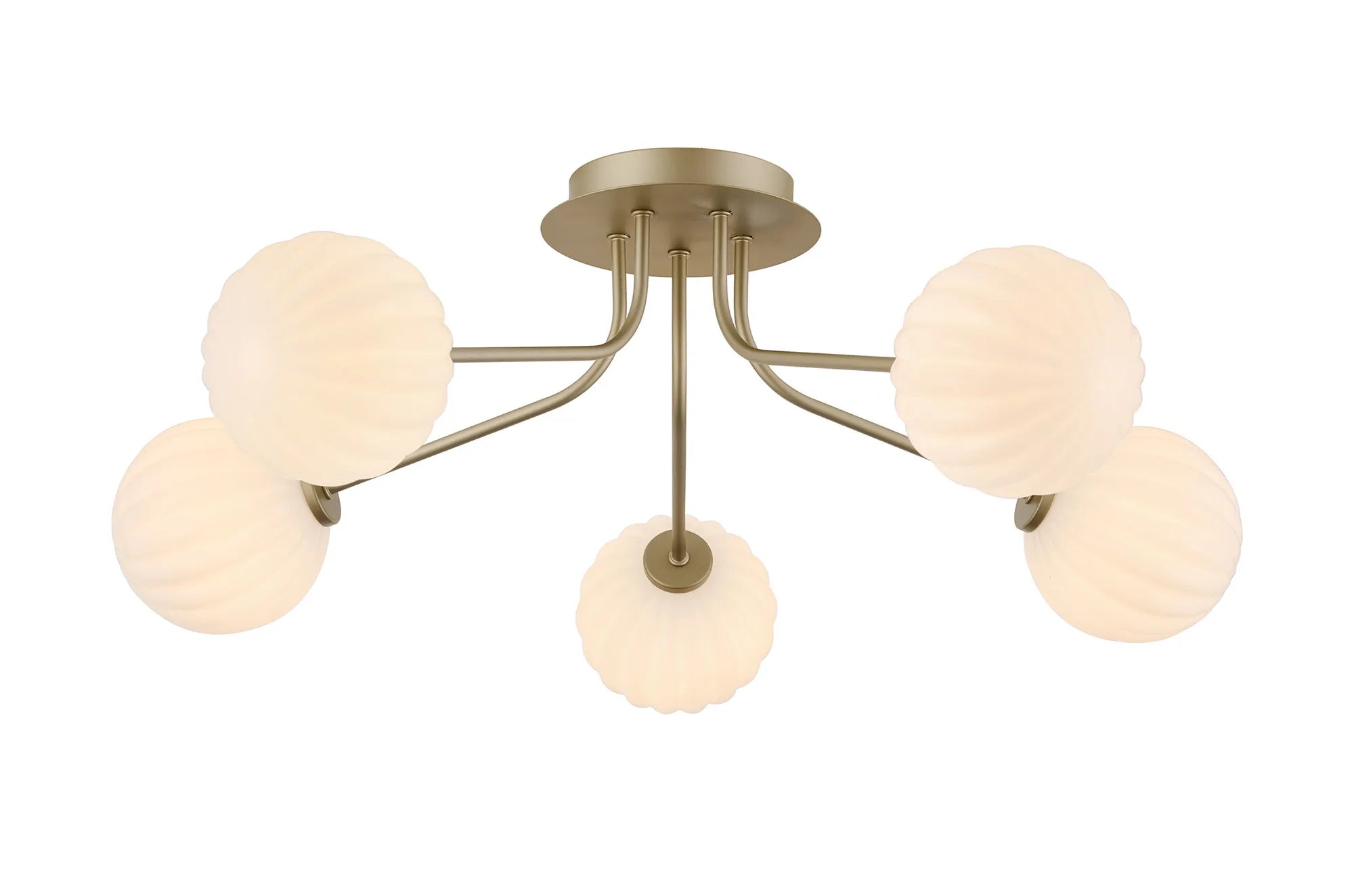 Caledon Semi Flush Light, 5 Light G9- Various Finishes