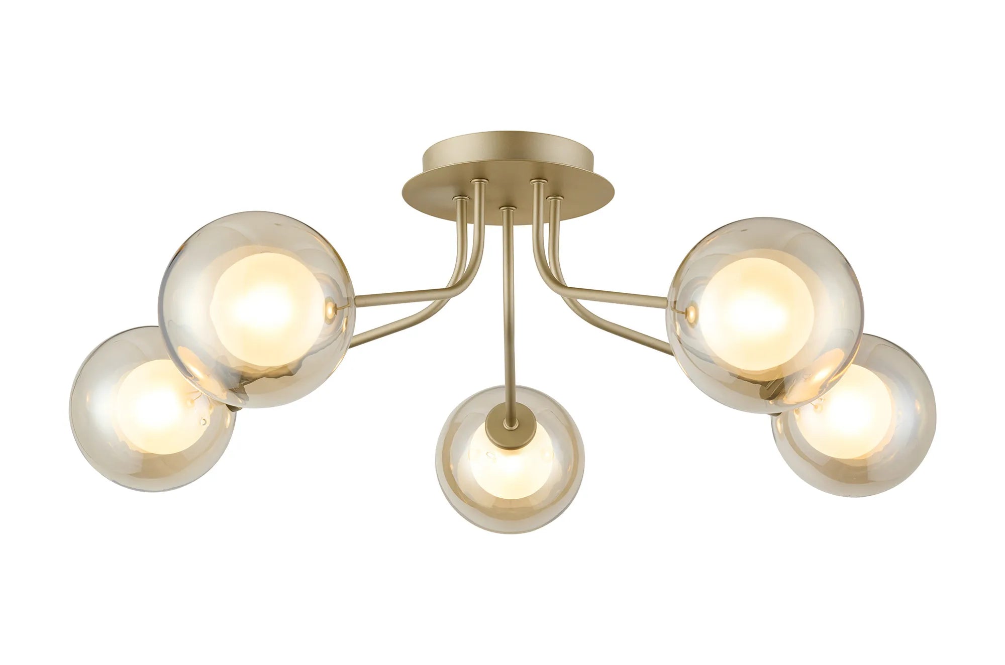 Caledon Semi Flush Light, 5 Light G9- Various Finishes