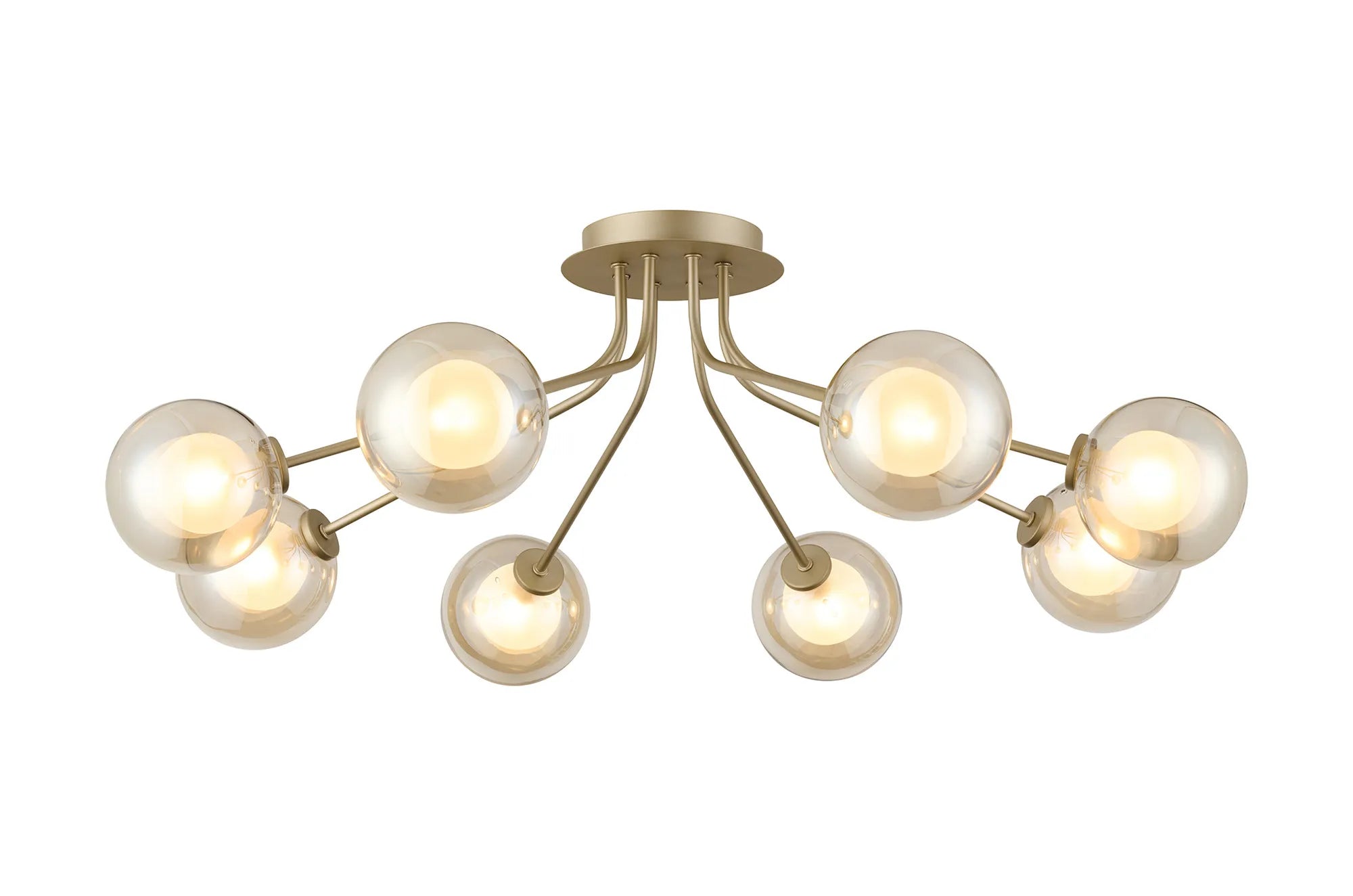 Caledon Semi Flush Light, 8 Light G9- Various Finishes