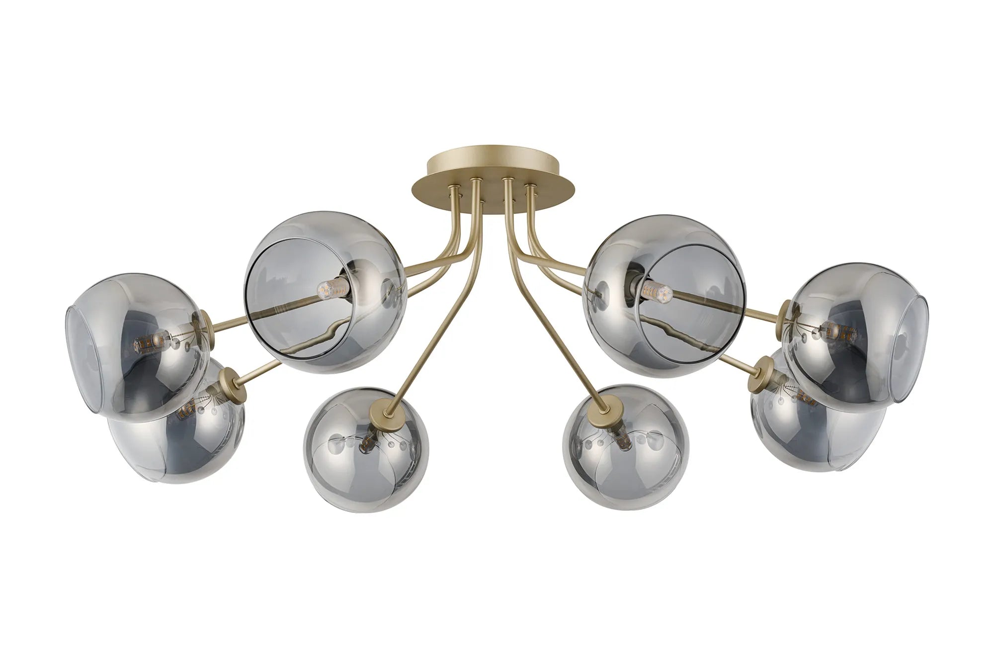 Caledon Semi Flush Light, 8 Light G9- Various Finishes