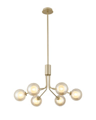Caledon Fixed Pendant, 6 Light G9- Various Finishes